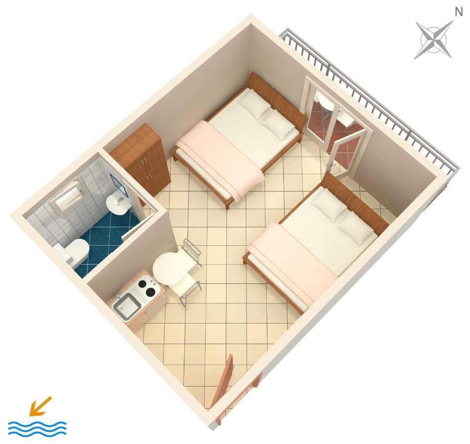 Apartments By The Sea Podaca, Makarska - 6745 Eksteriør bilde